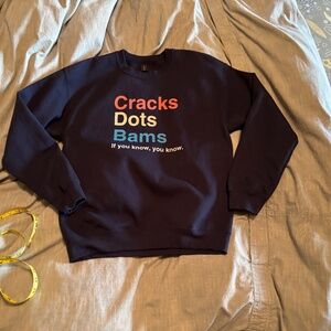 Mahjongg Sweatshirt Ladies MED GILDAN Heavy Blend